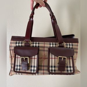 Burberry handbag purse in Haymarket Check